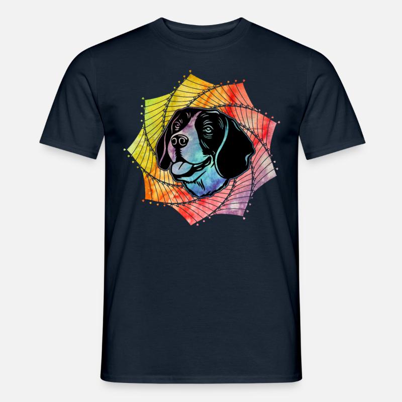 Beagle Hund - Männer T-Shirt - Navy