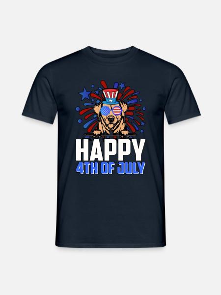 JOYEUX 4 JUILLET - T-shirt homme - marine