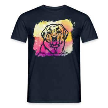 Labrador - T-shirt homme - marine - Devant - AI Model Male 178 light (178cm)