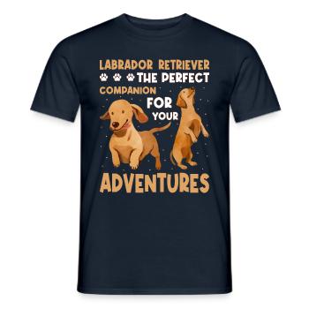 Labrador - T-shirt homme - marine - Devant - AI Model Male 178 light (178cm)
