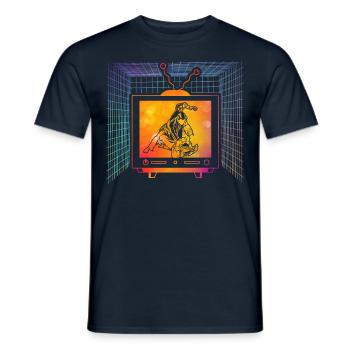 Jiu-Jitsu Brésilien - T-shirt homme - marine - Devant - AI Model Male 178 light (178cm)
