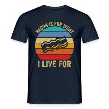 Ham is for the I live culture lover - Men's T-Shirt - navy - Front - AI Model Male 178 light (178cm)