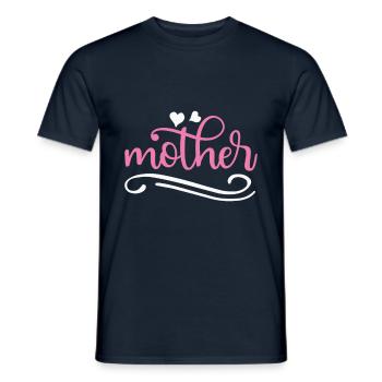 Je suis allée de maman en maman de maman en maman - T-shirt homme - marine - Devant - AI Model Male 178 light (178cm)