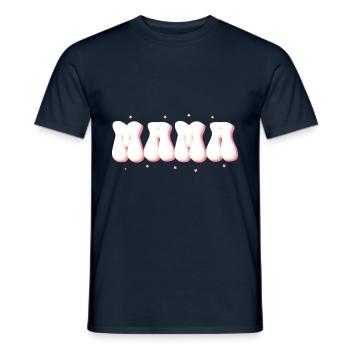 I went from mom to mom, from mom to mom - Men's T-Shirt - navy - Front - AI Model Male 178 light (178cm)