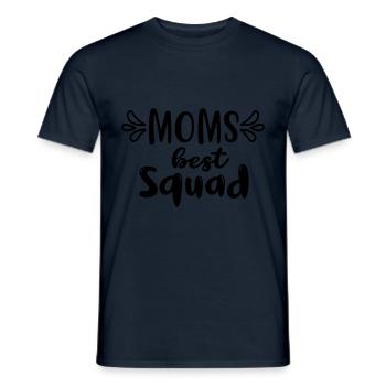 I went from mom to mom's best squad - Men's T-Shirt - navy - Front - AI Model Male 178 light (178cm)