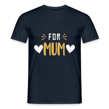 I went from mom to mom to be great - Men's T-Shirt - navy - Front - AI Model Male 178 light (178cm)