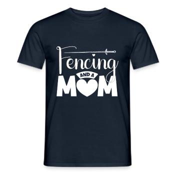 I went from mom to mom to be great - Men's T-Shirt - navy - Front - AI Model Male 178 light (178cm)