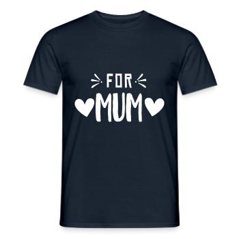 I went from mom to mom to be great - Men's T-Shirt - navy - Front - AI Model Male 178 light (178cm)