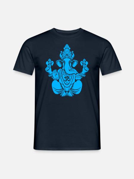 Blue Ganesh - Men's T-Shirt - navy