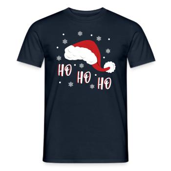 Noël - T-shirt homme - marine - Devant - AI Model Male 178 light (178cm)
