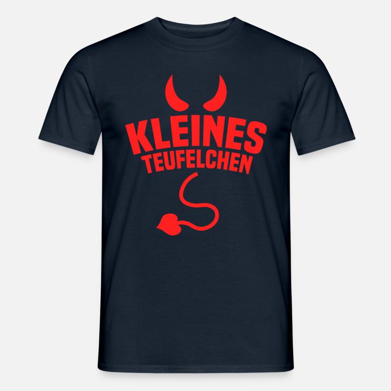 Kleines Teufelchen Geschenkidee Fasching - Männer T-Shirt - Navy