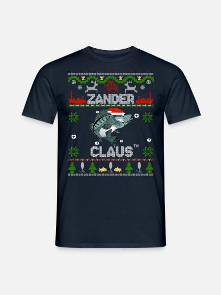 Zander Claus ® Das Original !!!Weihnachtsoutfit - Männer T-Shirt - Navy