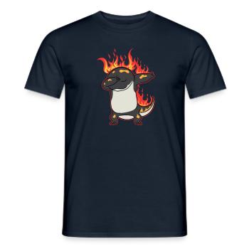 Dabbing Salamandre Salamandre - T-shirt homme - marine - Devant - AI Model Male 178 light (178cm)