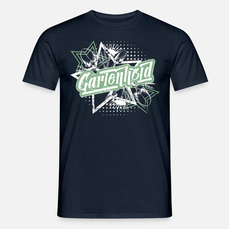 Gartenheld! Gärtnershirt - Männer T-Shirt - Navy