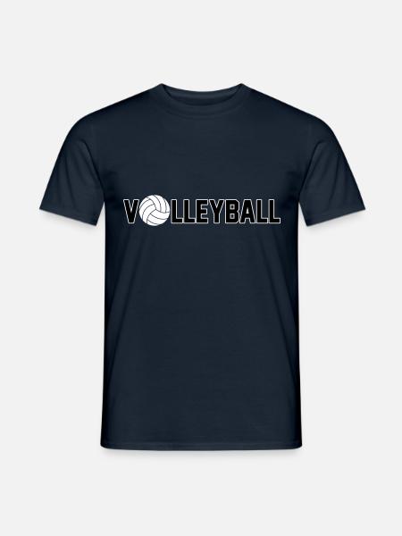 Volleyball - Männer T-Shirt - Navy