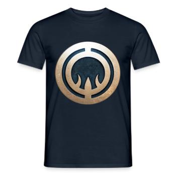 AI Medal #2 - Men's T-Shirt - navy - Front - AI Model Male 178 light (178cm)