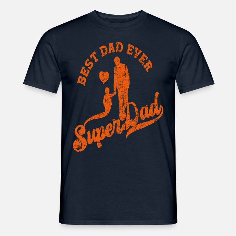 Super far - Mænd T-shirt - marineblå