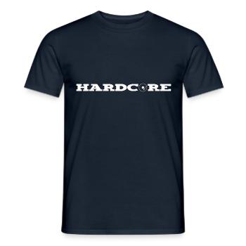 hard-core8 - Men's T-Shirt - navy - Front - AI Model Male 178 light (178cm)