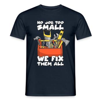 craftsman - Men's T-Shirt - navy - Front - AI Model Male 178 light (178cm)