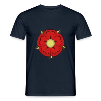 Rose / lèvre - T-shirt homme - marine - Devant - AI Model Male 178 light (178cm)