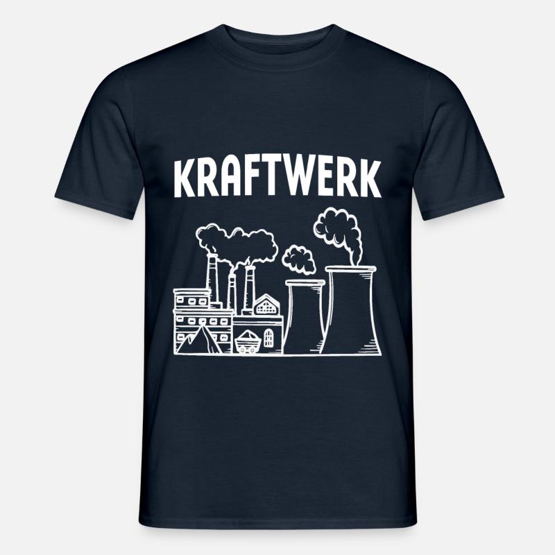 Das Kraftwerk - Männer T-Shirt - Navy