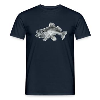 Zander - Männer T-Shirt - Navy - Vorne - AI Model Male 178 light (178cm)