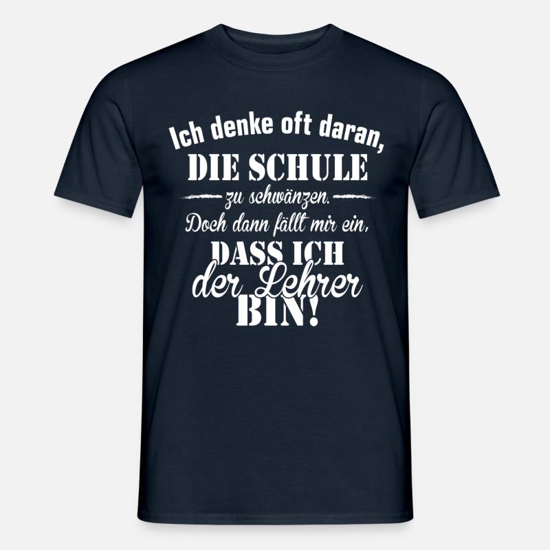 Lehrer - Männer T-Shirt - Navy
