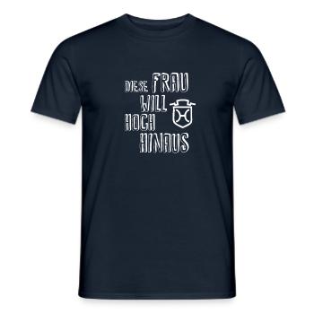 Holsteiner Pferd - Männer T-Shirt - Navy - Vorne - AI Model Male 178 light (178cm)