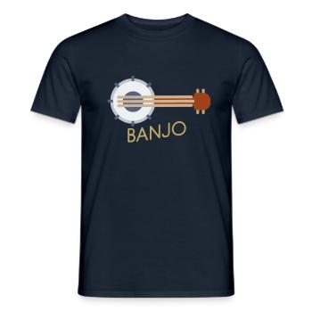 Banjo - Banjo - Men's T-Shirt - navy - Front - AI Model Male 178 light (178cm)