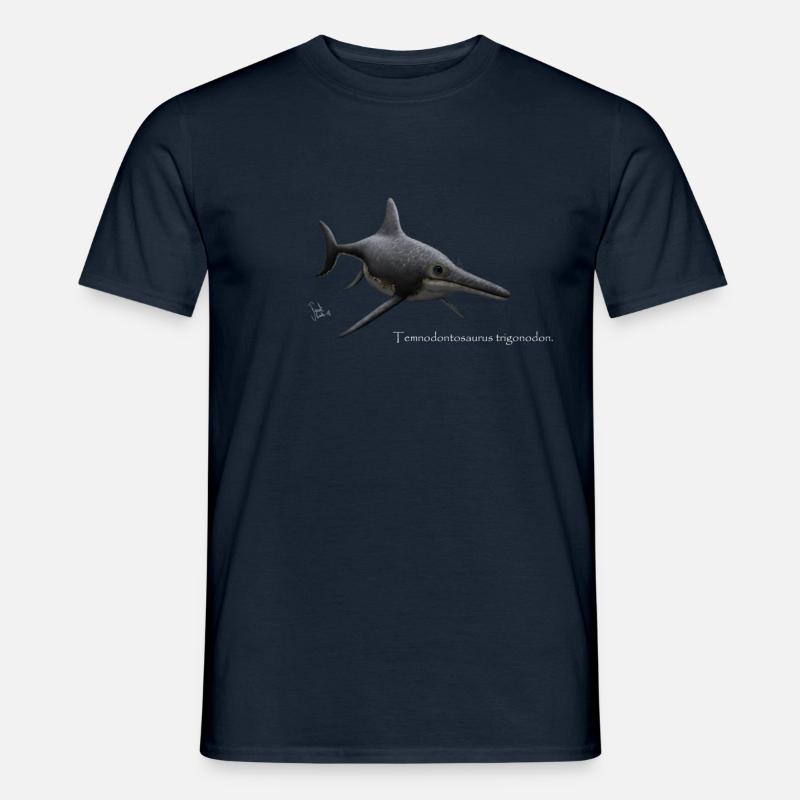 Temnodontosaurus t - Männer T-Shirt - Navy