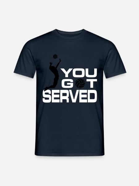 You got served - Männer T-Shirt - Navy