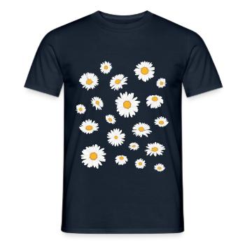 Pâquerette - T-shirt homme - marine - Devant - AI Model Male 178 light (178cm)