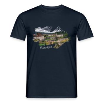 Franche Comté Besançon - T-shirt homme - marine - Devant - AI Model Male 178 light (178cm)