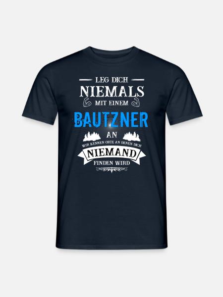 Bautzner - Männer T-Shirt - Navy