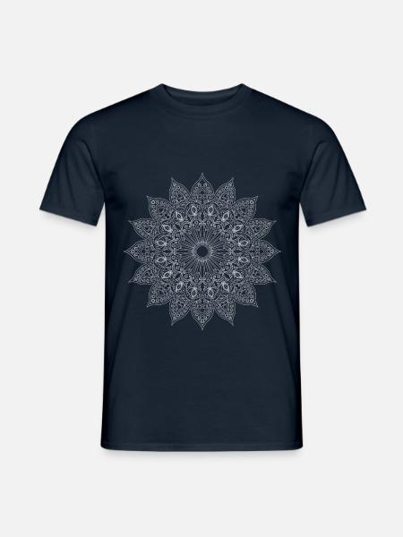 Mandala Yoga - Männer T-Shirt - Navy