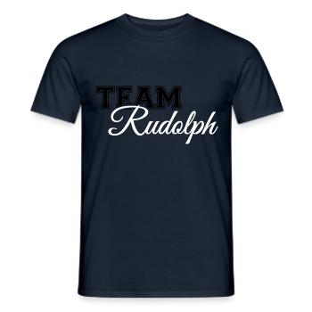 Team Rudolph - Männer T-Shirt - Navy - Vorne - AI Model Male 178 light (178cm)