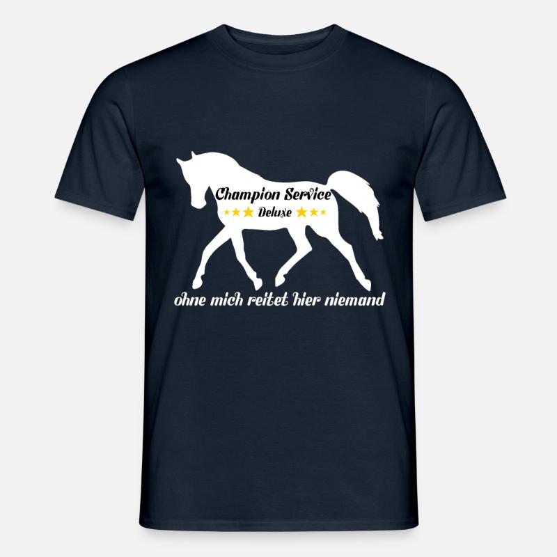Équipe de service de champion sans moi..... - T-shirt homme - marine