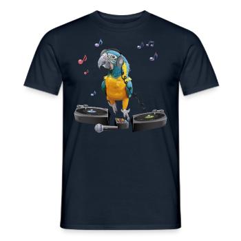 ara barbazul - Männer T-Shirt - Navy - Vorne - AI Model Male 178 light (178cm)
