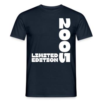 18 JAHRE 18. GEBURTSTAG LIMITED EDITION 2005 - Männer T-Shirt - Navy - Vorne - AI Model Male 178 light (178cm)