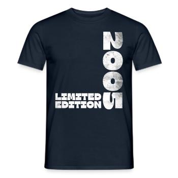 18 JAHRE 18. GEBURTSTAG LIMITED EDITION 2005 - Männer T-Shirt - Navy - Vorne - AI Model Male 178 light (178cm)