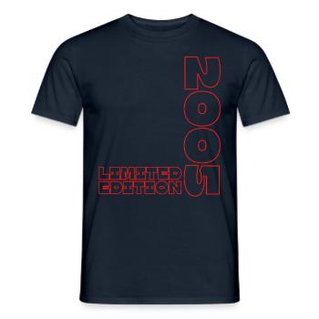 18 JAHRE 18. GEBURTSTAG LIMITED EDITION 2005 - Männer T-Shirt - Navy - Vorne - AI Model Male 178 light (178cm)