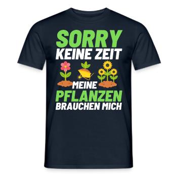 Gärtner Opa Garten Vater Gartenarbeit - Männer T-Shirt - Navy - Vorne - AI Model Male 178 light (178cm)