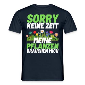 Gärtner Opa Garten Vater Gartenarbeit - Männer T-Shirt - Navy - Vorne - AI Model Male 178 light (178cm)