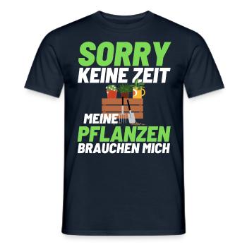 Gärtner Opa Garten Vater Gartenarbeit - Männer T-Shirt - Navy - Vorne - AI Model Male 178 light (178cm)