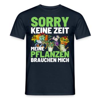 Gärtner Opa Garten Vater Gartenarbeit - Männer T-Shirt - Navy - Vorne - AI Model Male 178 light (178cm)