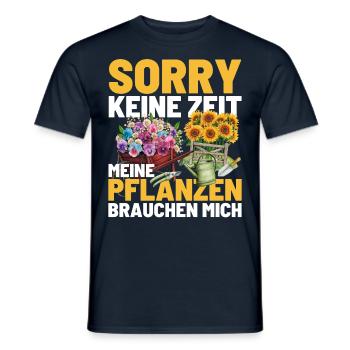 Gärtner Opa Garten Vater Gartenarbeit - Männer T-Shirt - Navy - Vorne - AI Model Male 178 light (178cm)
