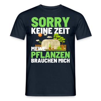 Gärtner Opa Garten Vater Gartenarbeit - Männer T-Shirt - Navy - Vorne - AI Model Male 178 light (178cm)