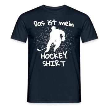Hockey Spruch - Eishockey Hockey Eishockeyspieler - Männer T-Shirt - Navy - Vorne - AI Model Male 178 light (178cm)