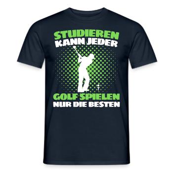 Lustiger Golf Spruch für Golfspieler und Golfer - Männer T-Shirt - Navy - Vorne - AI Model Male 178 light (178cm)