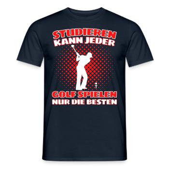 Lustiger Golf Spruch für Golfspieler und Golfer - Männer T-Shirt - Navy - Vorne - AI Model Male 178 light (178cm)